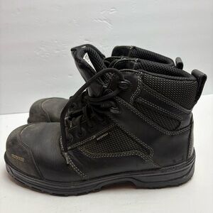 Royer 6-Inch Work Boot Black 5608AG Waterproof Lace-up Size 11 ASTM